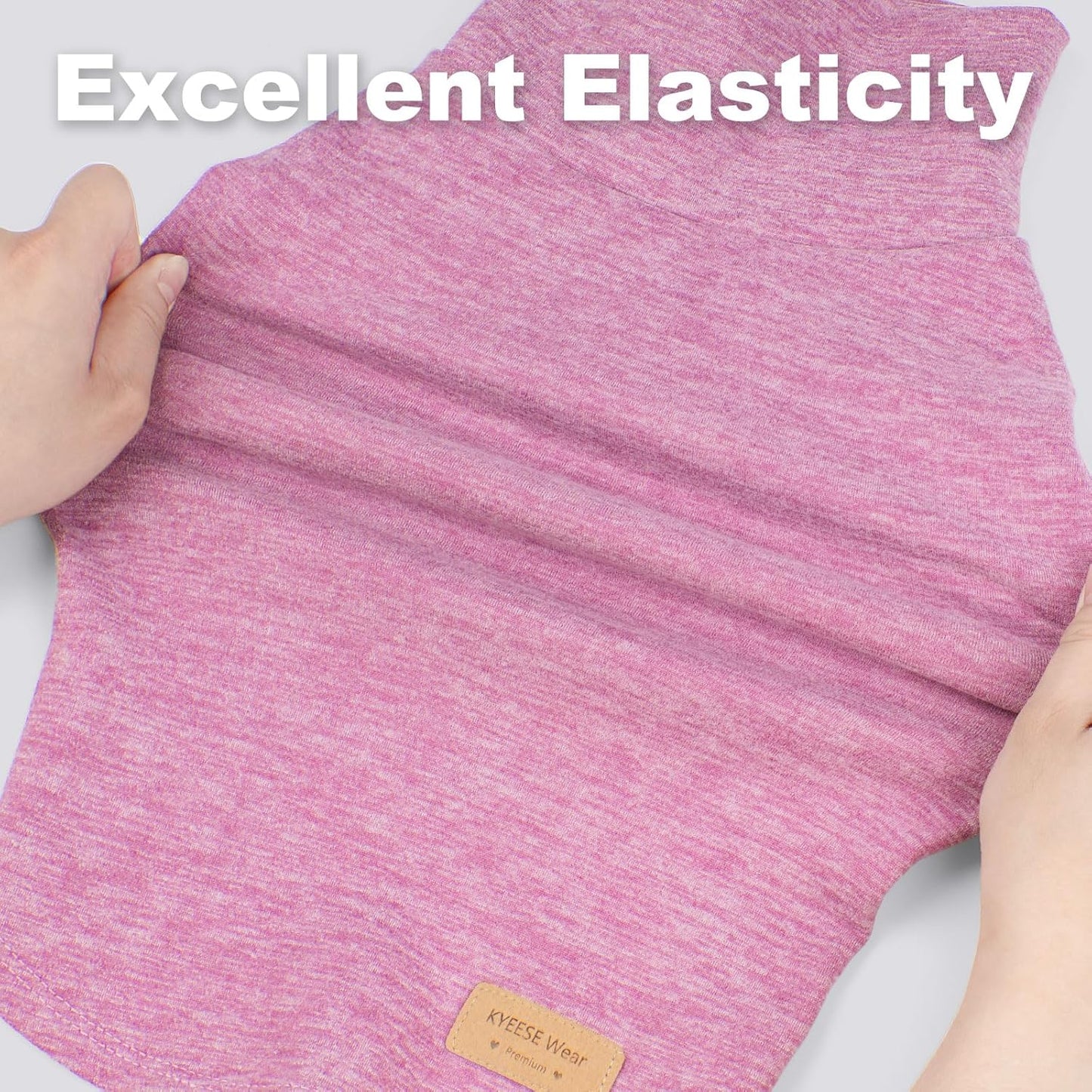 KYEESE 2Pack Dog Sweater Pullover Dog Sweaters for Large Dogs Warm Dogs Clothes Stretchy Pet Sweater Large Size Pets Comfy Turtleneck Pet Coats Soft Pets Sweatshirt