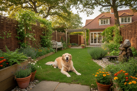 How to Create a Dog-Friendly Garden : Cosmic Paws