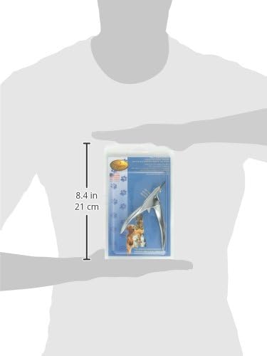 Resco Original Deluxe Dog, Cat, and Pet Nail/Claw Clippers. Best USA-Made Trimmer, More Colors & Sizes, Small/Medium, Chrome