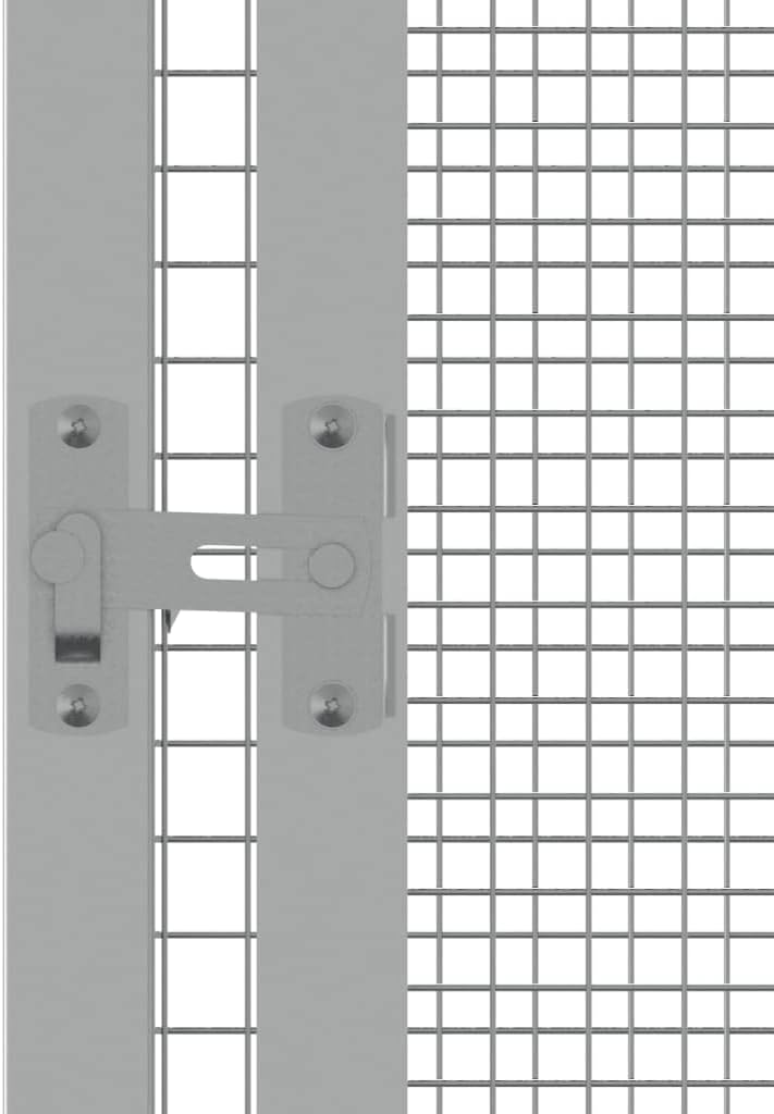 Steel Bird Cage, Large Flight King Bird Cage for Cockatiels African Grey Quaker Amazon Sun Parakeets Green Cheek Conures Pigeons Parrot Bird Cage Birdcage, Anthracite 43.7"x42.1"x83.3"
