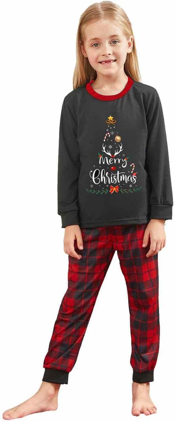 Matching Family Christmas Pajamas Set - Xmas Sleepwear PJs