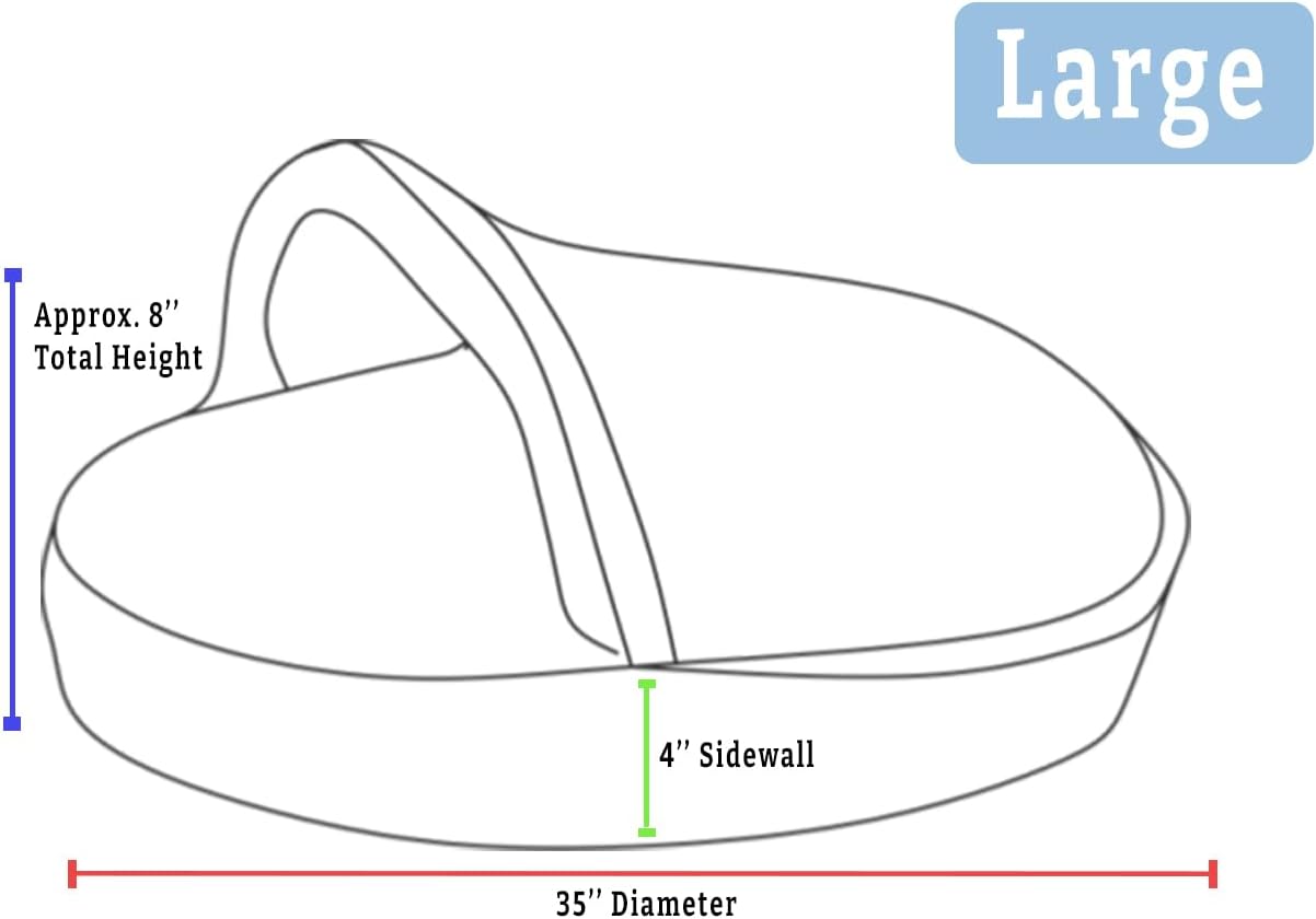 Snoozer Luxury Cozy Cave Dog Bed - Indoor Dog Bed with Cover Cave, Covered Calming Burrow for Small & Medium Sized Pets with Blanket Attached, Enclosed, Washable - Large, Barkely Black Diamond