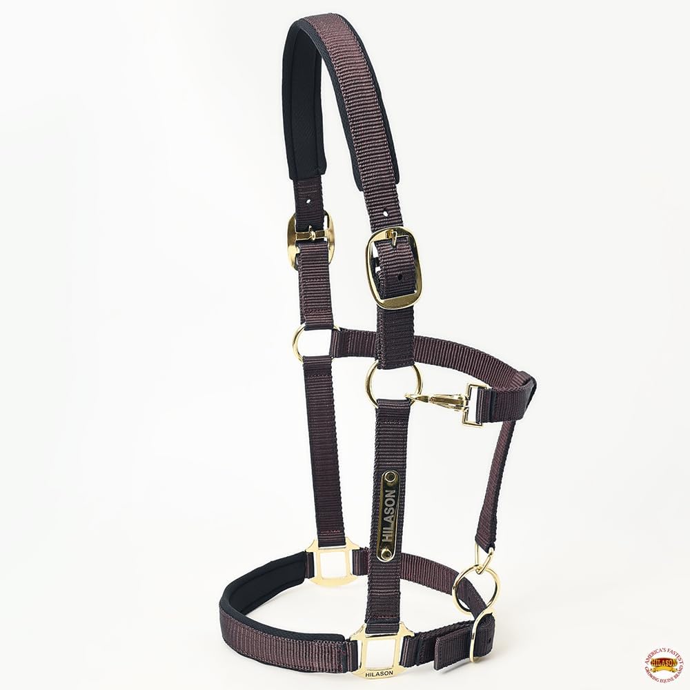 HILASON Western Safety Horse Halter Comfortable and Flexible | Nylon Halters Adjustable Cute