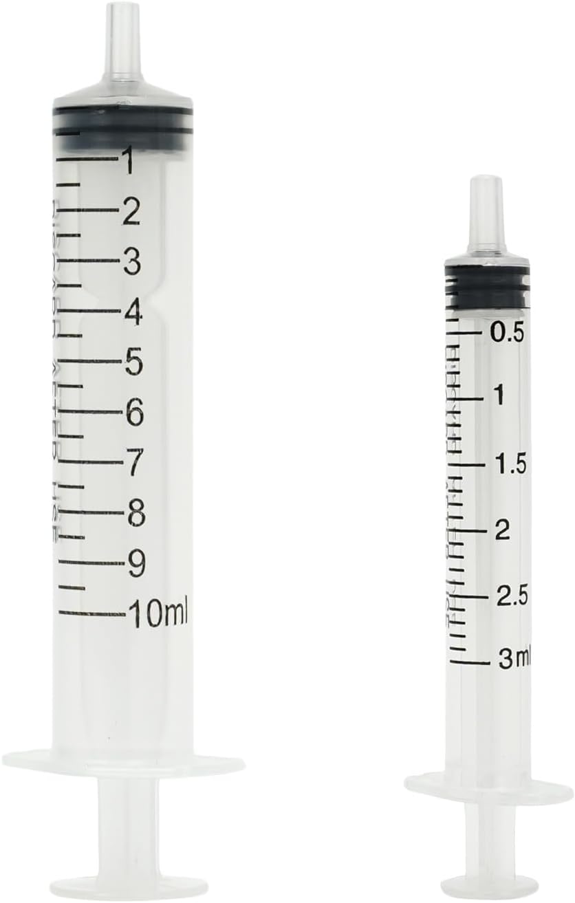 Professional Reusable Puppies Feeding Syringes for Newborn Kittens, Puppies, Pets, Wildlife, Rabbits, Squirrel,Small Animals (4Nipple+2 Syringes)