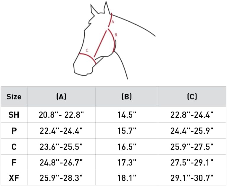 HORZE Adepto Adjustable Horse Halter | Soft, Durable Polyester - Canal Blue - Warmblood