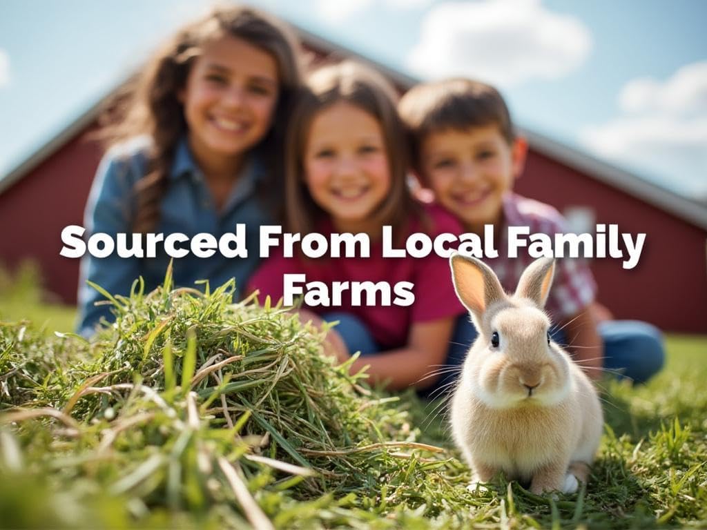 Blue Mountain Hay | Fresh Timothy Hay (40 Ounce) | Great for All Ages | High-Altitude Hay Pet Food for Rabbits, Guinea Pigs, Chinchillas, Hamsters, and Other Small Pets