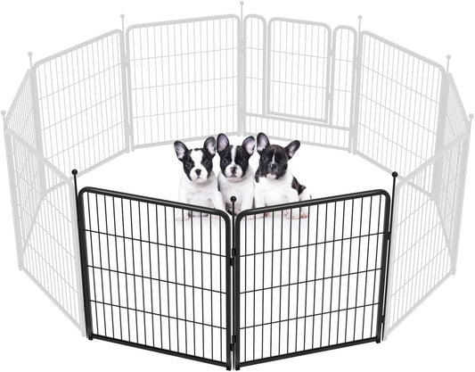 FXW Rollick Unleashed Dog Playpen for Indoor, Yard, RV Camping, 32 inch 2 Panels for Small and Medium Dogs, Black│Patented