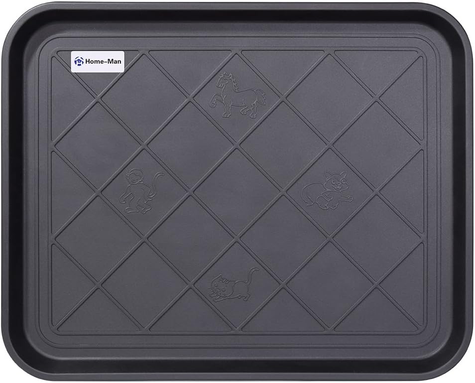 Multi-Purpose Boot Tray Mat,Dog Bowl Tray,Waterproof for Indoor and Outdoor Floor Protection