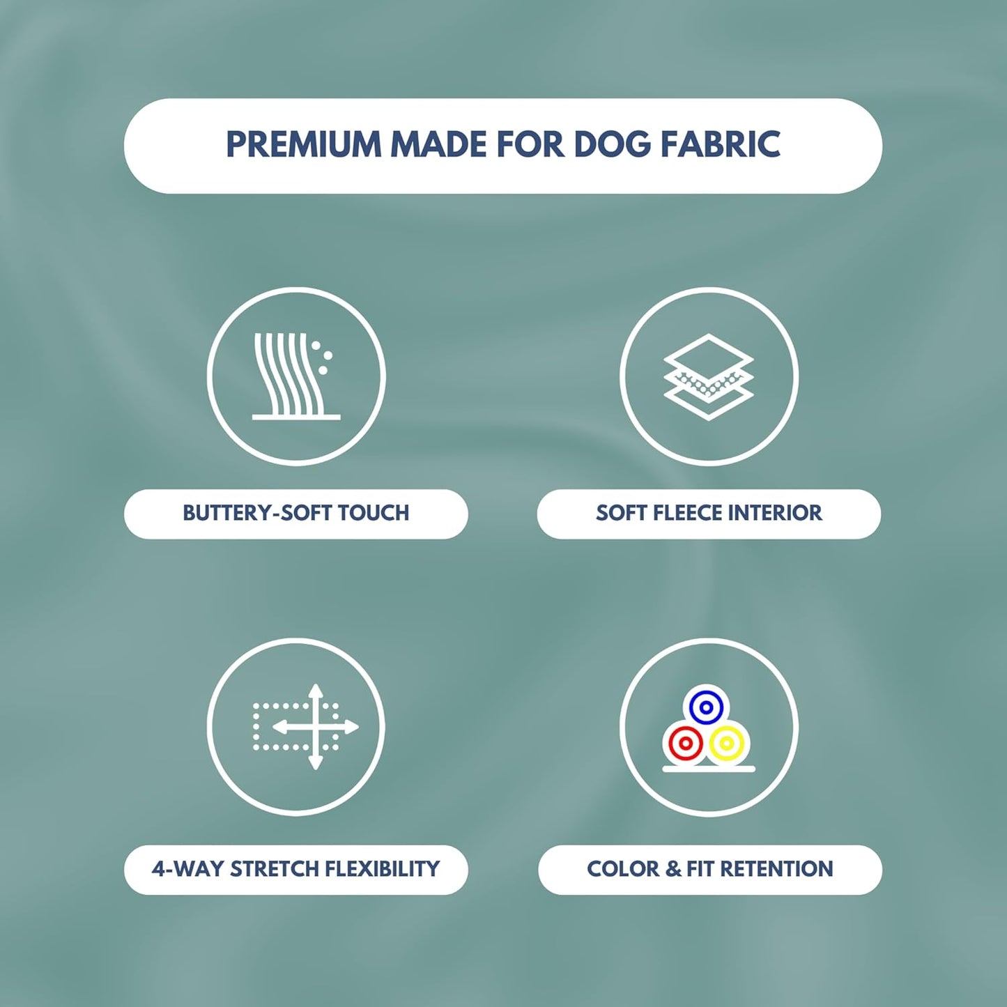 Spark Paws Dog Hoodie – Premium Dog Sweater for Small, Medium, and Large Dogs | Warm Outfits for French Bulldogs, Pitbull, Puppy, Winter Jacket Alternative - Teal - 4XL