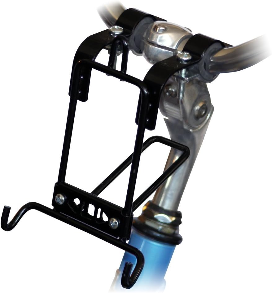 TRAVELIN K9 Pet-Pilot MAX Dog Bicycle Basket Carrier | 8 Color Options for Your Bike (Silver/Grey)