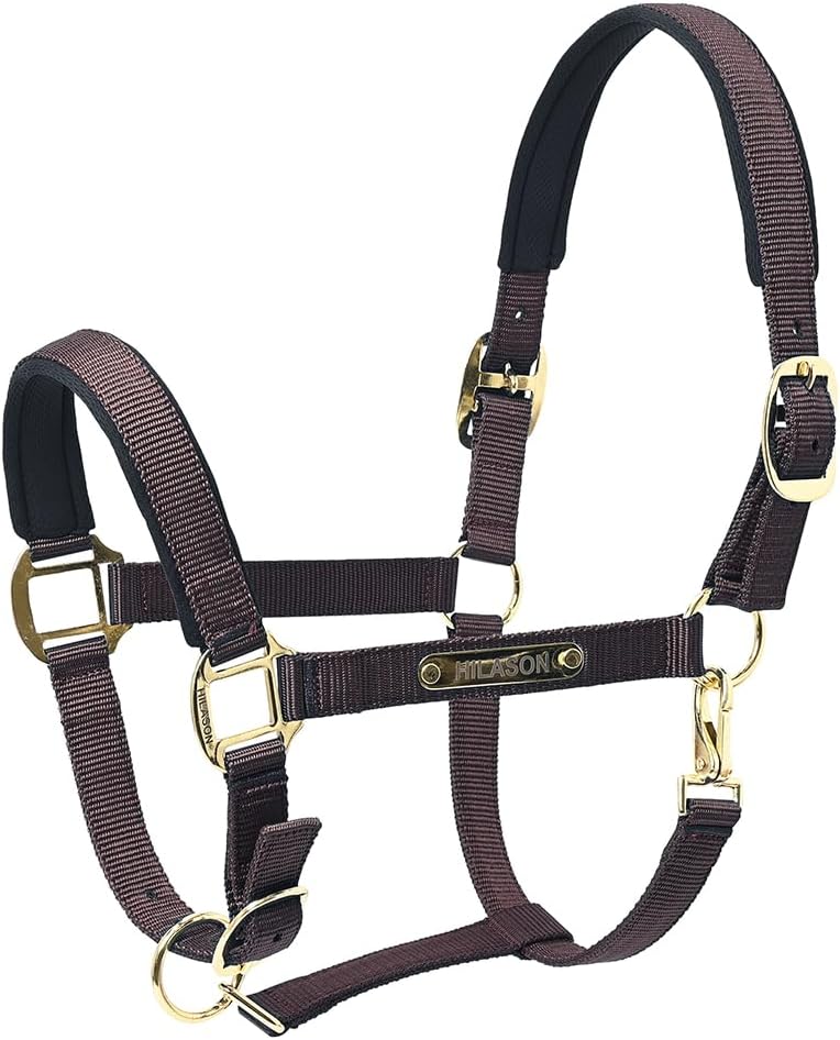 HILASON Western Safety Horse Halter Comfortable and Flexible | Nylon Halters Adjustable Cute