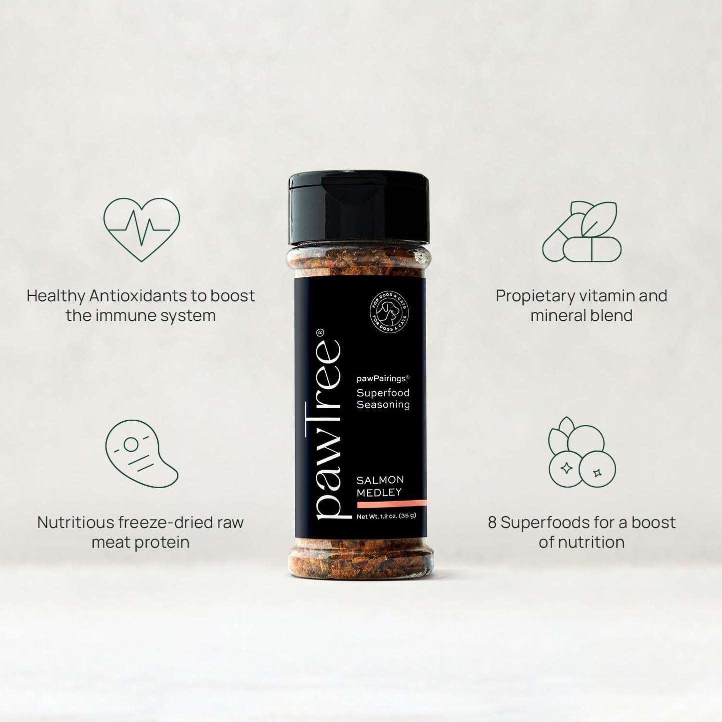 pawTree Unleash Your Inner Chef - pawPairings Pet Food Topper - 3Pack (Salmon, Beef, Chicken Liver)