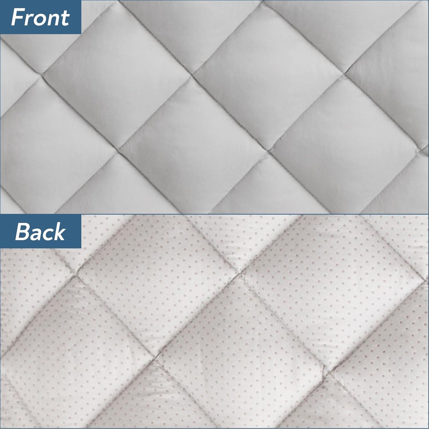 Magik & Kover Dog Crate Pad 2 Pack (30" x 19"), Soft Dog Crate Mat with Anti-Slip Bottom, Machine Washable Kennel Pad, Fits 30 Inch, Grey