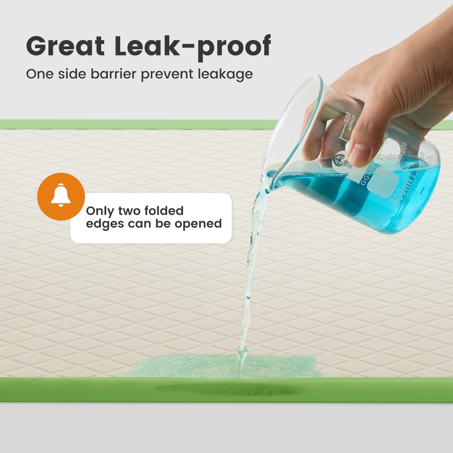 Gardner Pet Dog Pee Pads Extra Large 29"x37", XL Thicker ECO Green Disposable XLarge Puppy Training Pads Super Absorbent Full Edge-Wrapping Pad for Dogs, Puppies, Doggie, Cats, Rabbits-(30 Count)