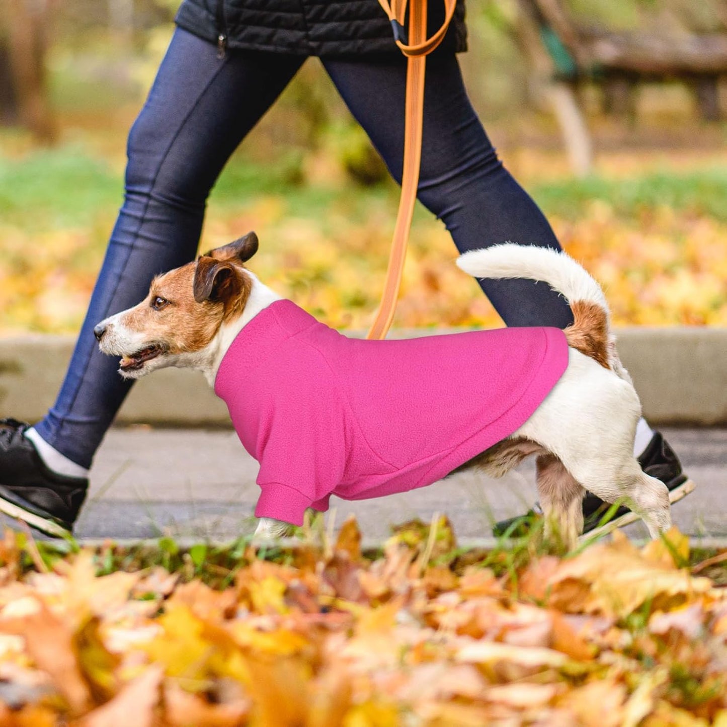 3 Pack Dog Sweaters for Large Dogs, Fleece Dog Sweater Large Pet Clothes Turtleneck Soft Warm Sweatshirt Boy Girl Pet(Pink+Hotpink+Purple,XL)