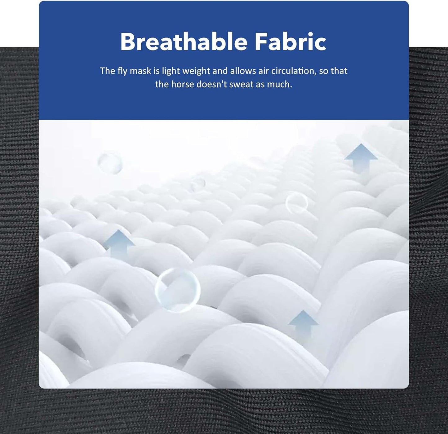 Harrison Howard Super Comfort Stretchy Fitting Horse Fly Mask with UV Protection Soft on Skin with Breathability Doodle Aztec Pony