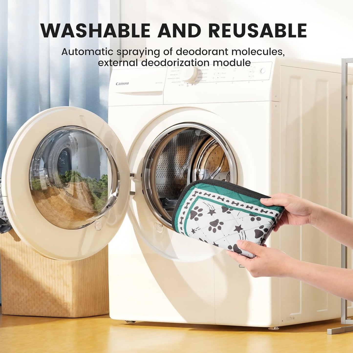 Gardner Pet Washable Dog Pee Pads,18'' x 24'' Non Slip Dog Mats with Great Urine Absorption, Reusable Puppy Pee Pads for Potty Training - 2 Pack