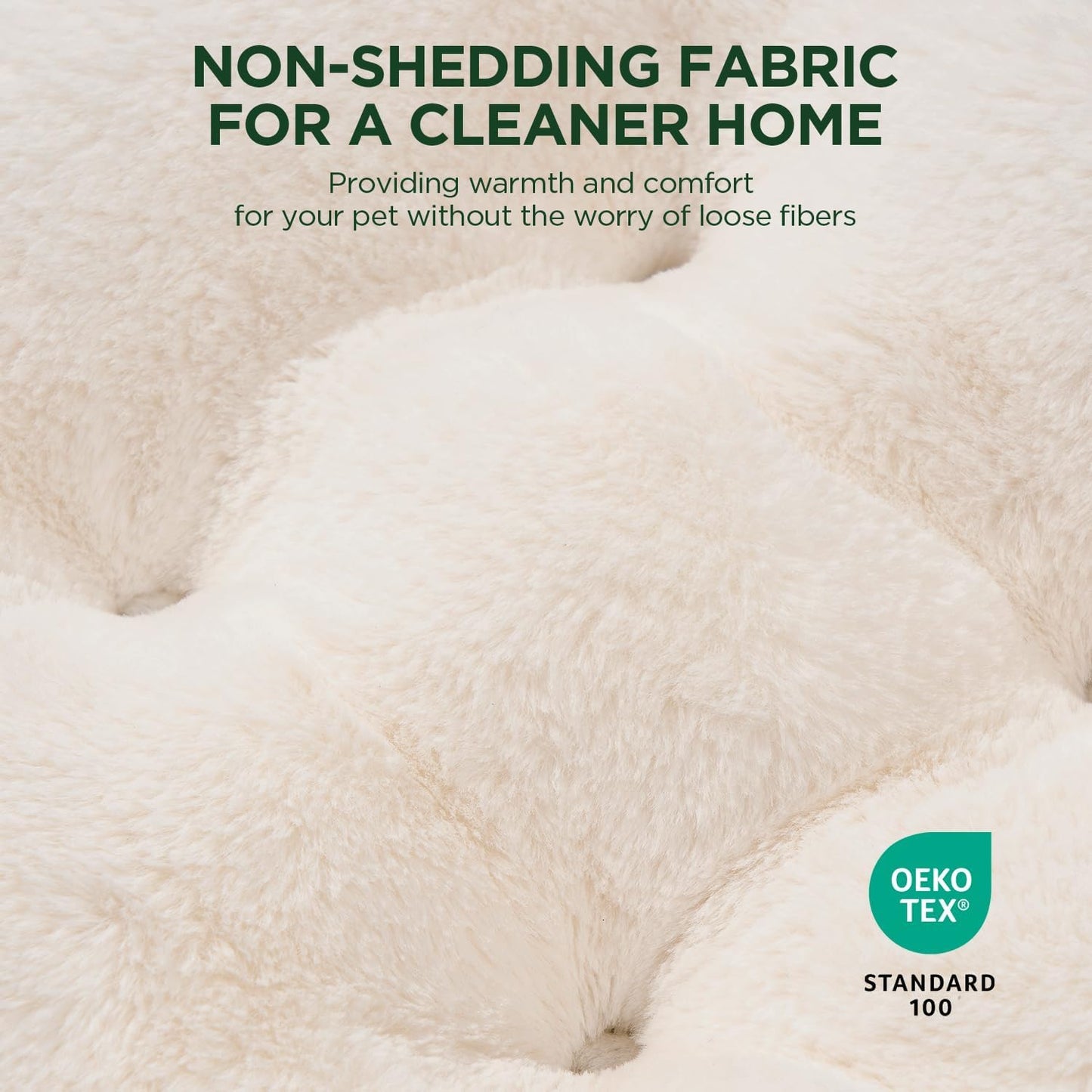 BALANCE Cat Bed Kitten Bed, Washable Round Cat Beds for Indoor Cats, Super Soft Plush Faux Fur Pet Bed for Puppy and Kitten with Anti-Slip Bottom