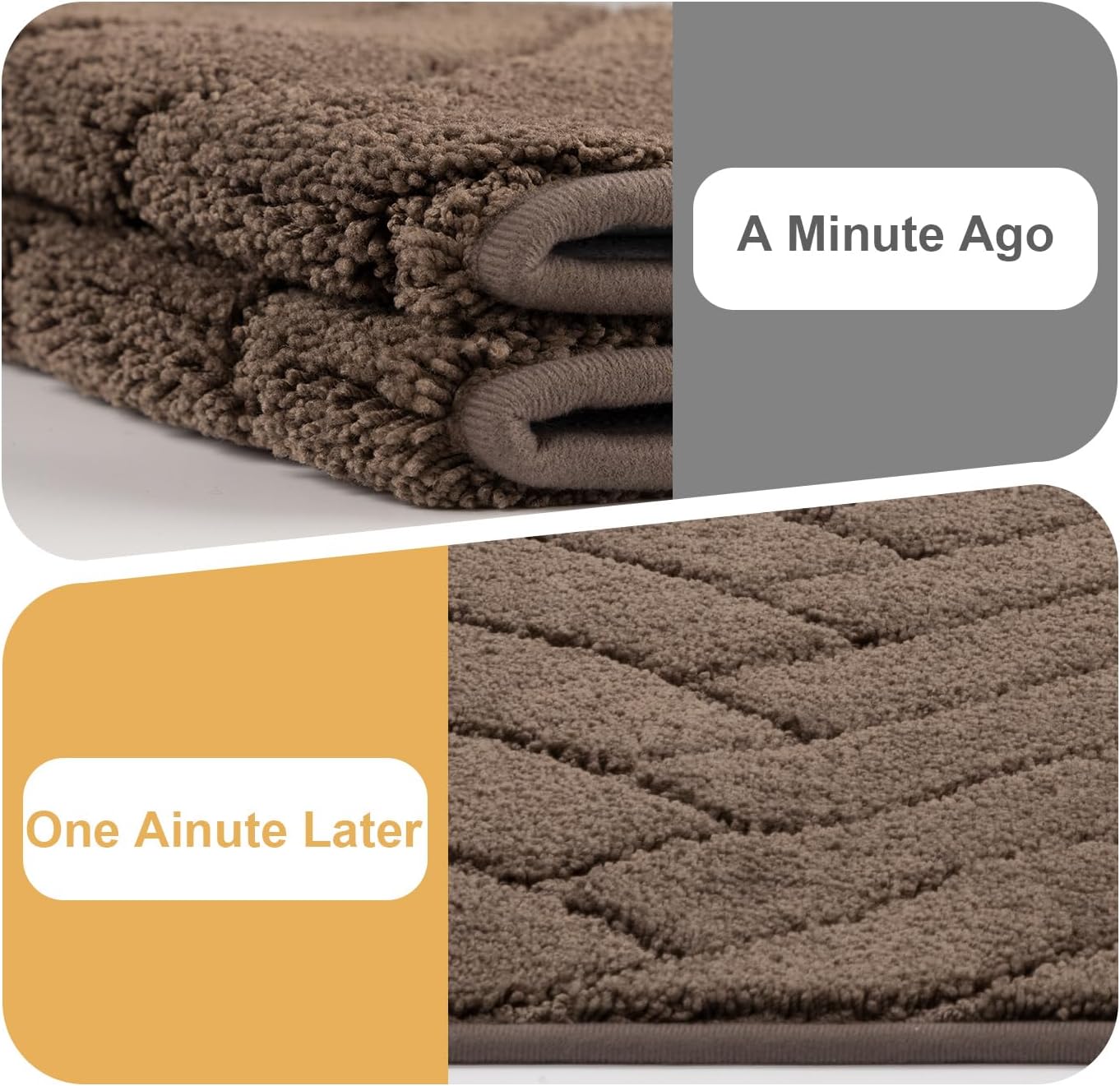 Tindbea Dog Mat for Muddy Paws,Absorbs Moisture Dirt Non-Slip Washable Mud Mat for Dogs,Soft Rubber Backing Front Inside Pet Rug for Entryway, Mud Dog Paws, Patio(20"x31.5",Latte)