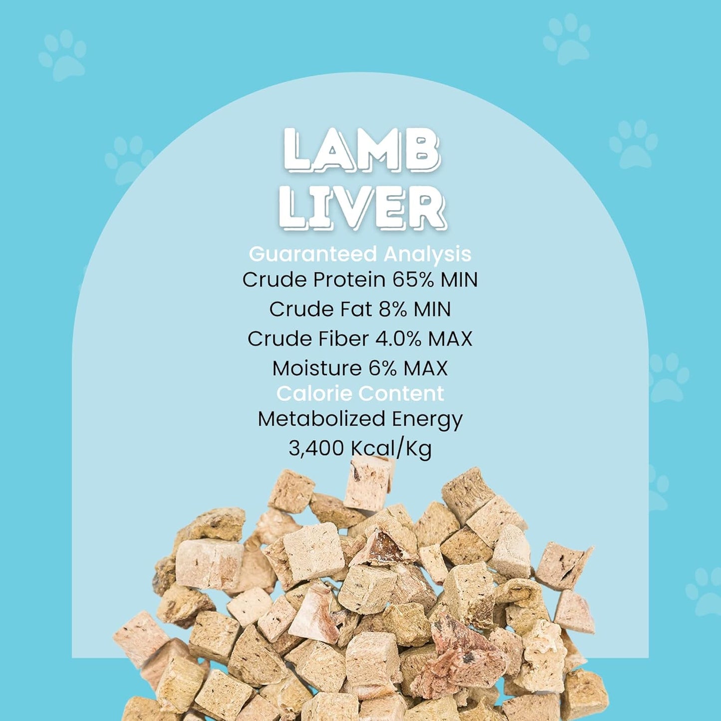 hotspot pets Lamb Liver Treats, 1LB Bag, All Natural Grain-Free Cat & Dog Training Topper Snack, Single Ingredient, Made in USA