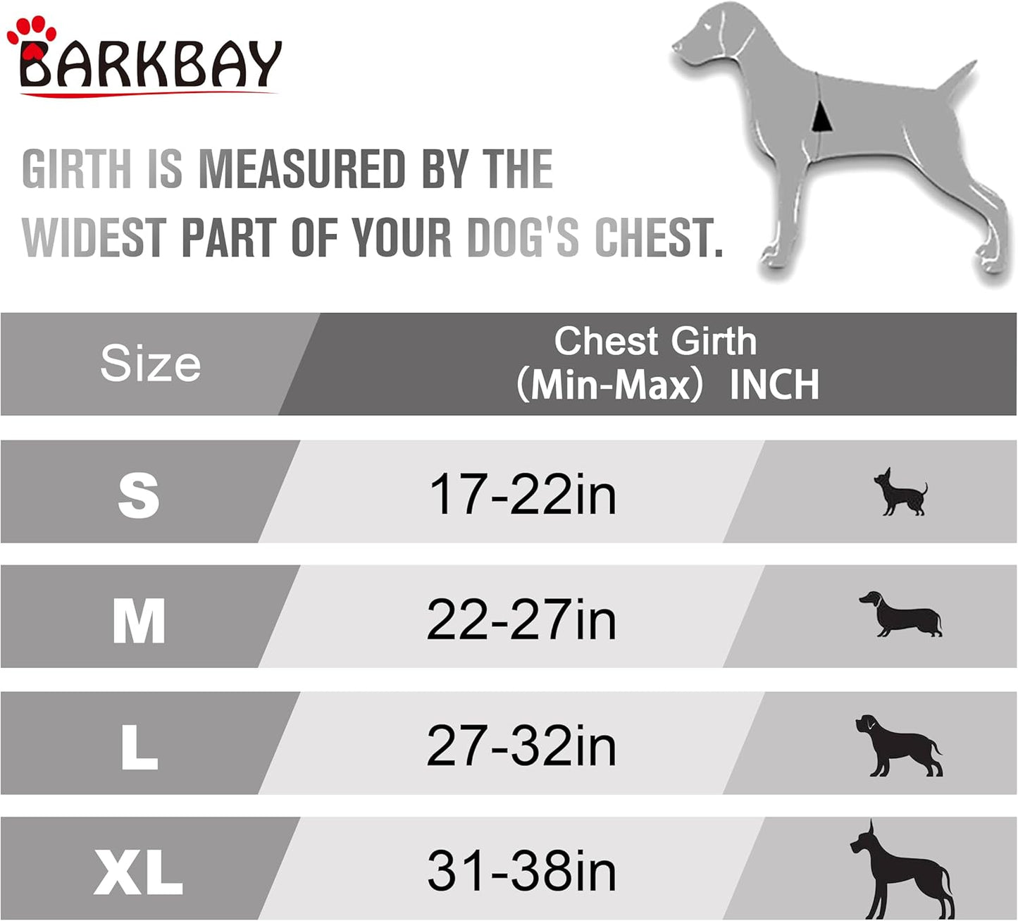 BARKBAY No Pull Dog Harness Front Clip Heavy Duty Reflective Easy Control Handle for Large Dog Walking(Pink,L)