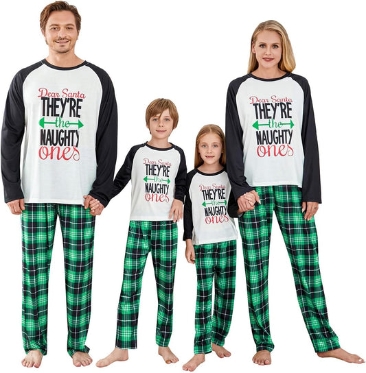 Matching Family Christmas Pajamas Set - Xmas Sleepwear PJs