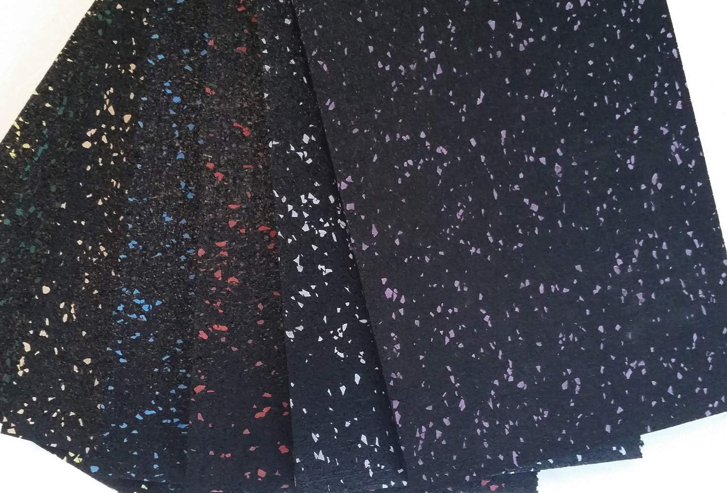 American Floor Mats 1/4in (7mm) Thick Solid Black 4' x 20' Heavy Duty Rubber Rolls, Protective Exercise Mats, Home Gym Rubber Flooring