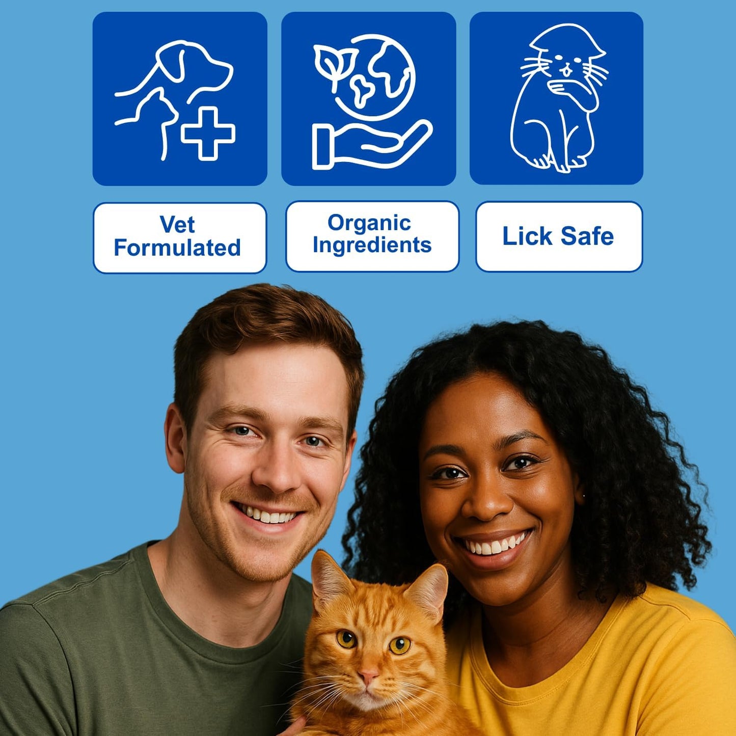 Sit. Stay. Forever. Dry Shampoo for Dogs & Cats – Organic Dry Bath Powder, Talco para Perros, Hypoallergenic, Odor Control for Smelly Dogs, No-Rinse, Anti-Itch, Safe & Natural, Made in The USA, 7 oz