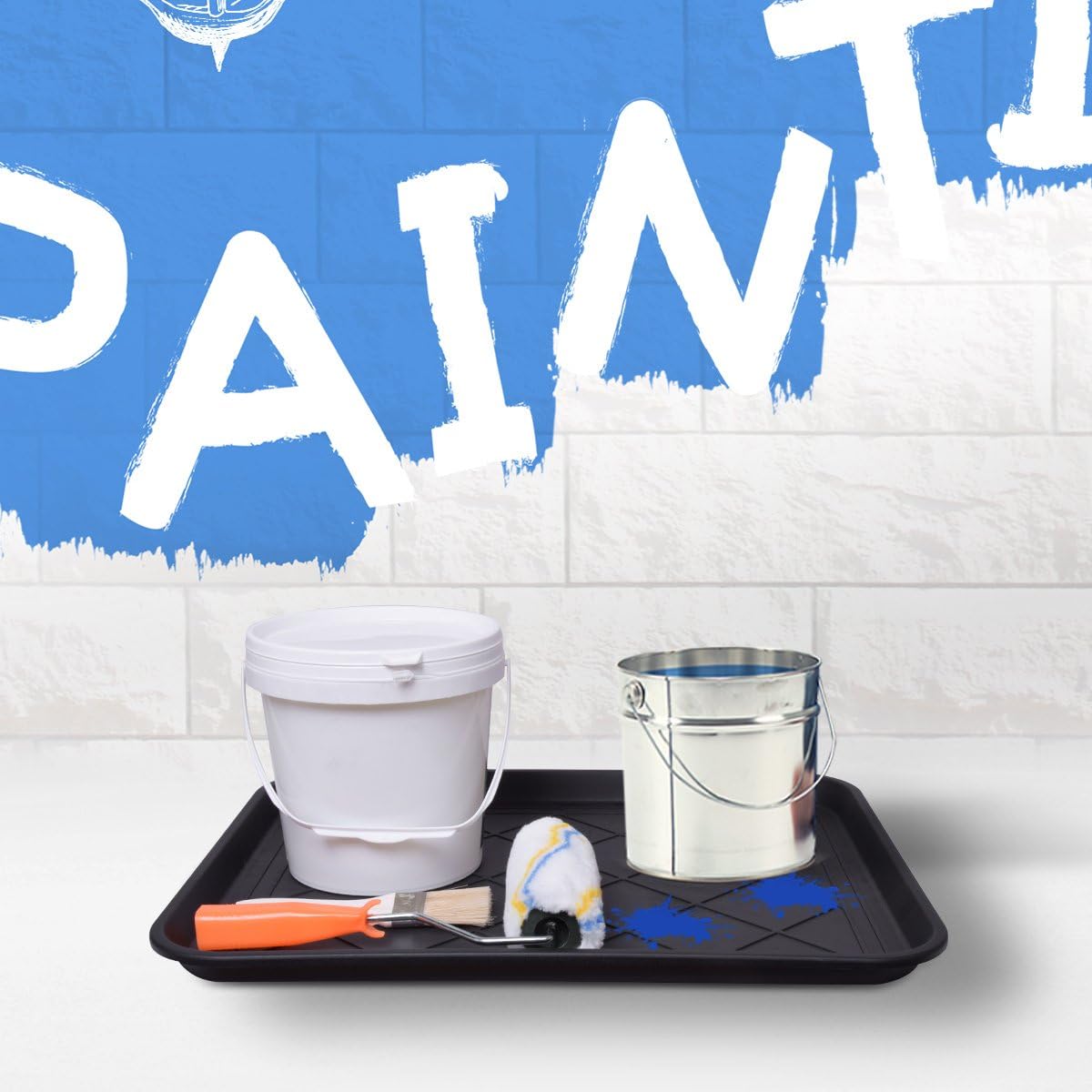 Multi-Purpose Boot Tray Mat,Dog Bowl Tray,Waterproof for Indoor and Outdoor Floor Protection