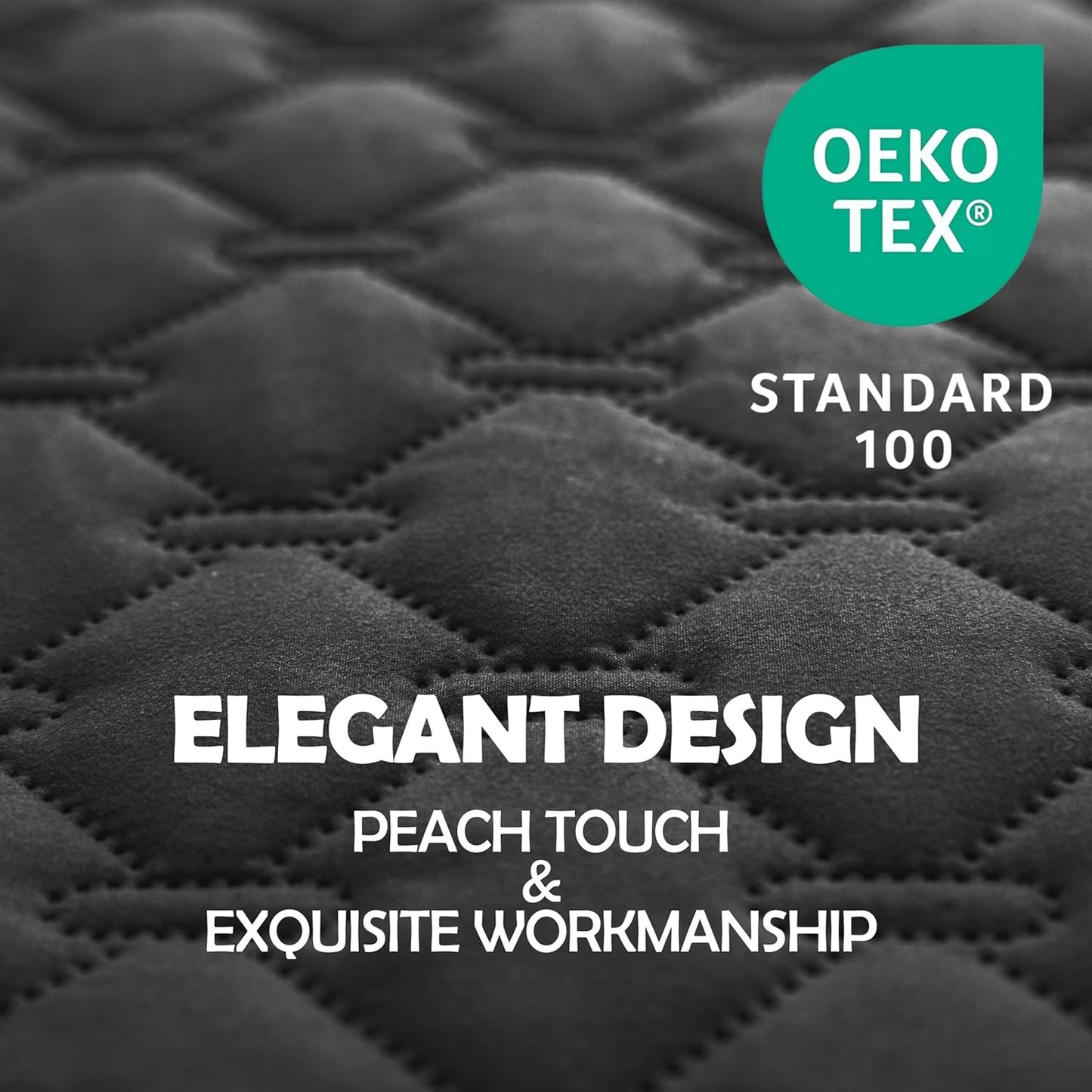 gogobunny 100% Double Sided Waterproof Dog Blanket Soft Pet Bed Cover Reversible Protect Furniture Couch Sofa Car for Puppy Large Dog Cat (Dark Charcoal/Light Charcoal, 82x102 Inch (Pack of 1))