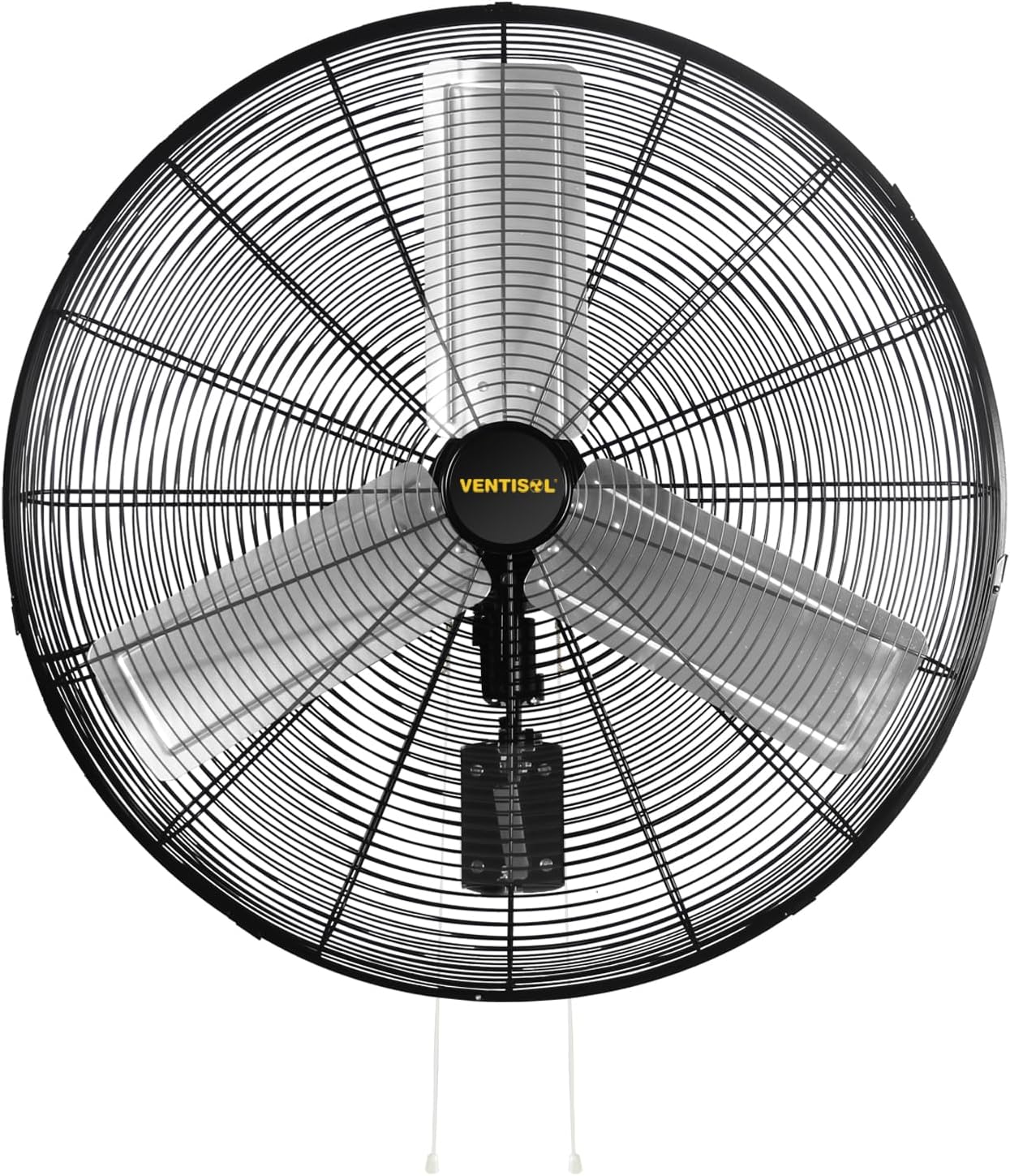 VENTISOL 30 Inch Wall Mount Fan Oscillating, 9500 CFM High Velocity Industrial Fans with 3 Speeds for Garage, Shop, Warehouse, Workshops, Cover Patio, ETL Listed