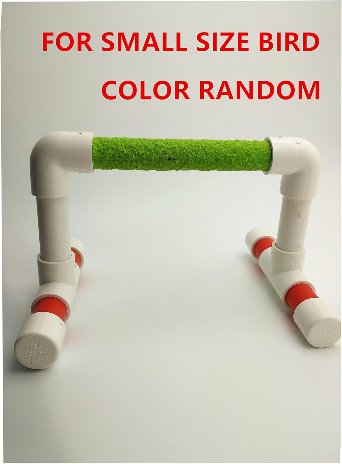 Hypeety Small Bird Parrot Stand Perch Table Top Stand Playground Grind Perch Swing Training Playstand Exercise Chew Toys for Budgies Parakeet Cockatiel Conure Finch (Stainless Steel Tray, L)