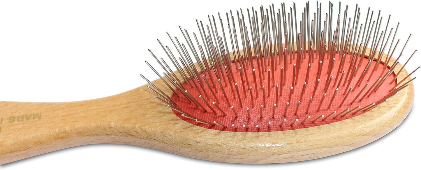 Mars Coat King Professional Grooming Brush for Dog and Cats. (8.5", 1" Stainless Steel Pins)