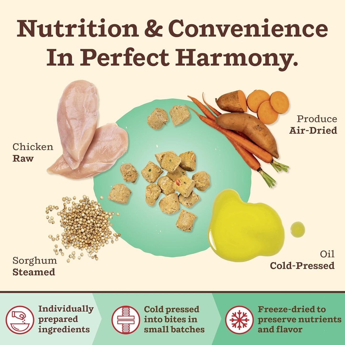 Primal Kibble in The Raw, Freeze Dried Dog Food, Chicken, Scoop & Serve, Made with Raw Protein, Whole Ingredient Nutrition, Crafted in The USA, Dry Dog Food 5.4 lb Bag