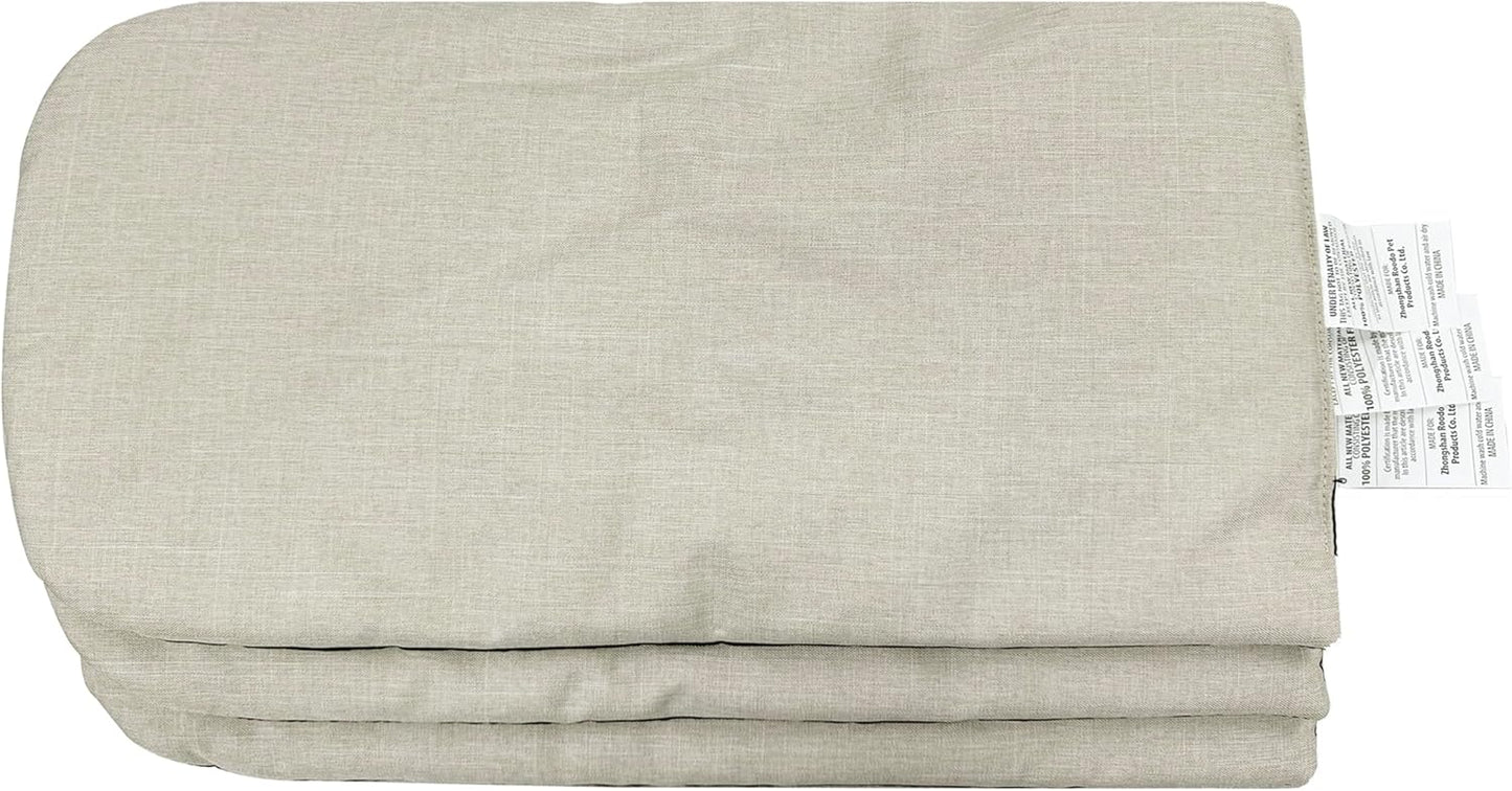 ROODO Pet Stroller Inner Pad for Exclusive Use,Original,Replaceable,Easy to Clean,Set of 3 pc(Light Khaki)