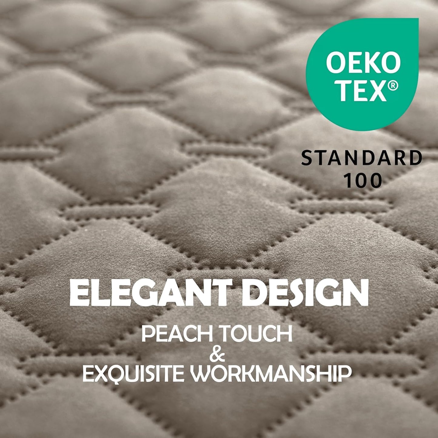 gogobunny 100% Double Sided Waterproof Dog Blanket Soft Pet Bed Cover Reversible Protect Furniture Couch Sofa Car for Puppy Large Dog Cat (Dark Stone/Light Stone, 68x82 Inch (Pack of 1))