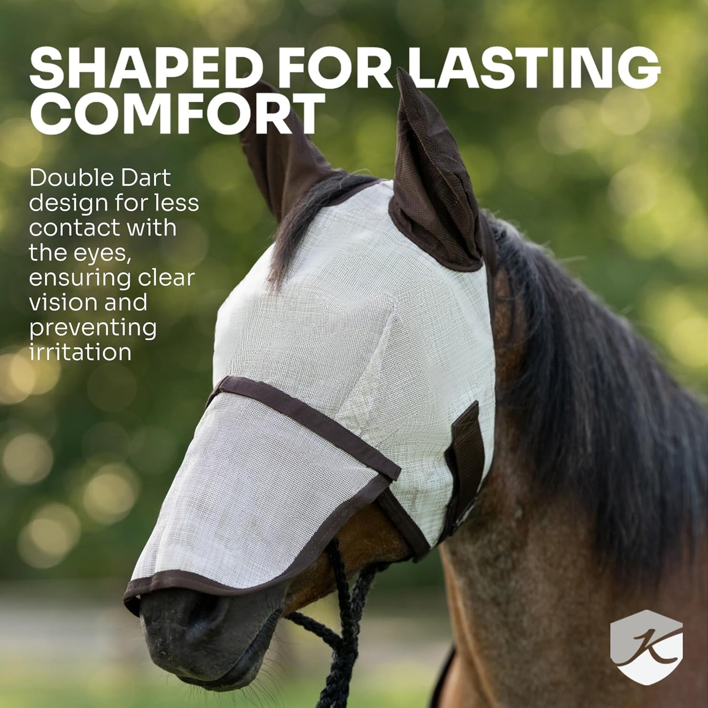 Kensington Signature Fly Mask with Removable Nose Piece