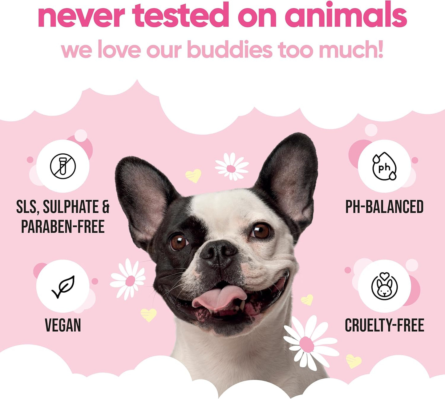 Baby Fresh Dog Conditioner (169.07oz) Made with Aloe Vera, Argan Oil & Pro Vitamin B5 to Detangle Matted Coats & Relieve Sensitive & Itchy Skin, Suitable for Puppies from 8 Weeks, Vegan