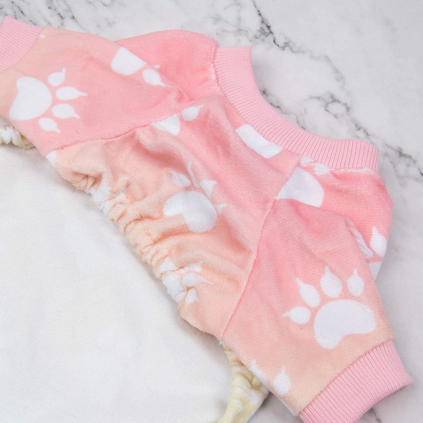 CuteBone Small Dogs Outfit Soft Puppy Onesies Pjs Dog Pajamas Pet Coat Cat Apparel Comfy Doggie Jumpsuit Bodysuit for All Seasons P09XS