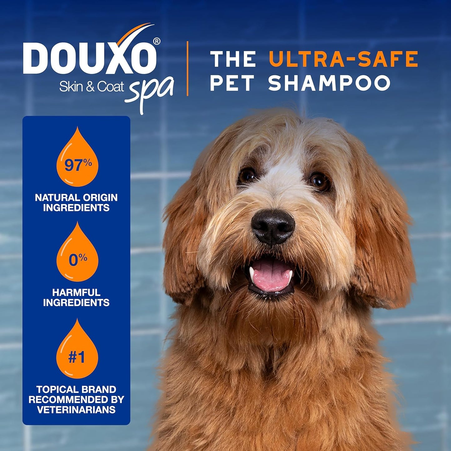 DOUXO® Skin & Coat SPA - Ultra-Safe Detangling Spray for Dogs, 10 fl oz, Safely Detangles, Revives, and Nourishes The Coat, Skin-Friendly Formula