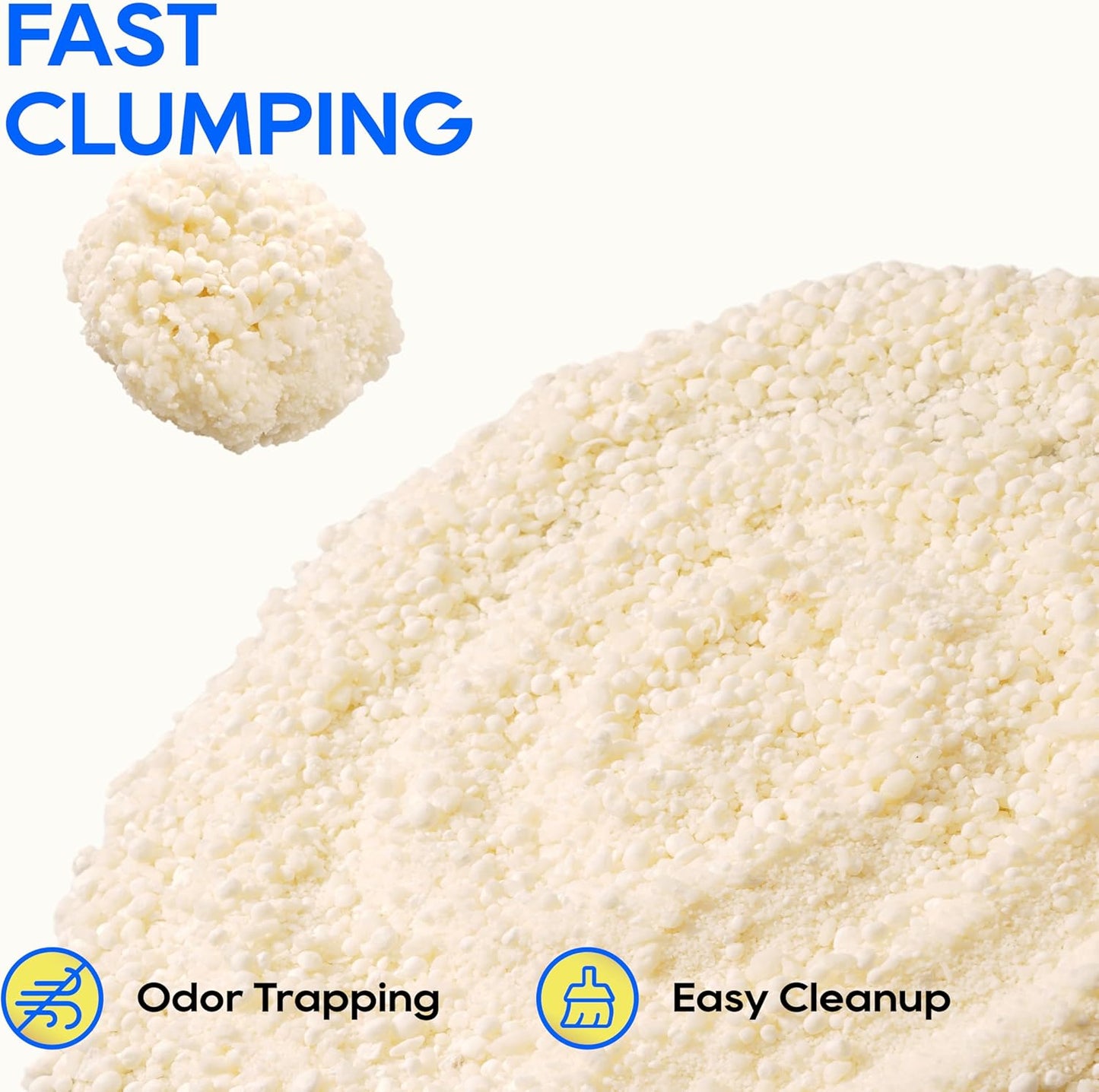 HoneyCare Cassava Cat Litter | Natural Plant-Based Litter | Quick Clumping & Low Dust | Superior Odor Control | Sustainable & Flushable Formula | 24-lbs Value Pack (6 lbs x 4)