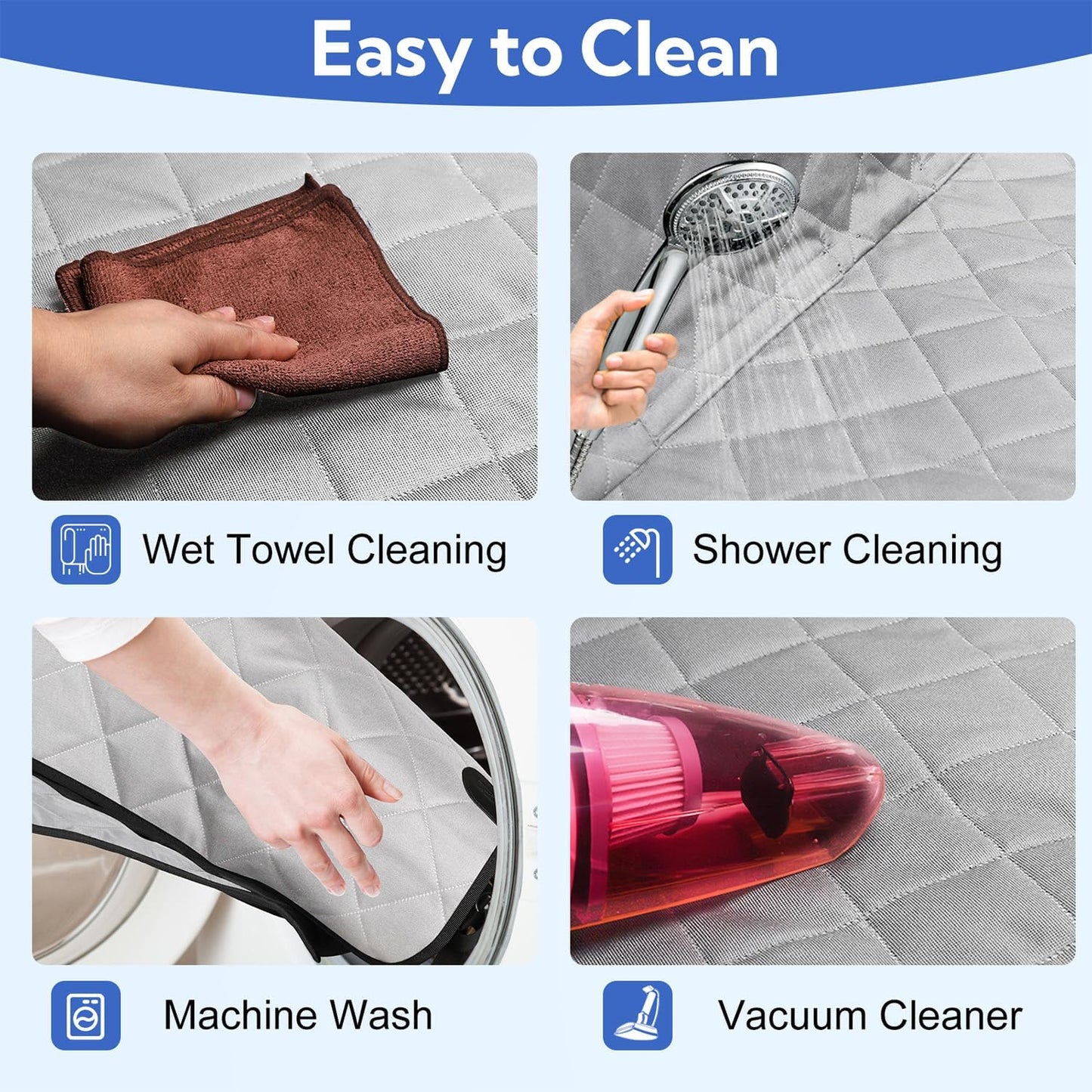 Kytely Dog Car Seat Cover for Back Seat,Waterproof Hammock with Mesh Window, Anti-Scratch Nonslip Car Seat Protector for Dogs, 600D Heavy Duty Dog Seat Cover for Cars Trucks and Suvs Gray