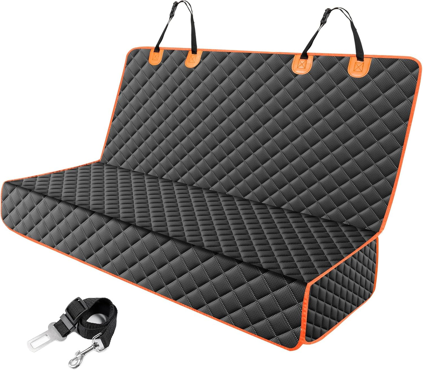 MIXJOY Dog Seat Cover for Back Seat Waterproof Dog Seat Covers for Cars, Car Seat Protector for Dogs, Nonslip Back Seat Cover for Trucks & SUV