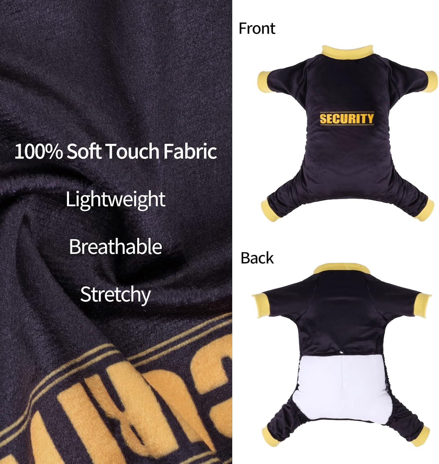 CuteBone Dog Halloween Pajamas Puppy Onesies Small Dogs Soft Pjs Coat Cat Apparel Comfy Pet Christmas Clothes Outfit Doggie Bodysuit P264XS