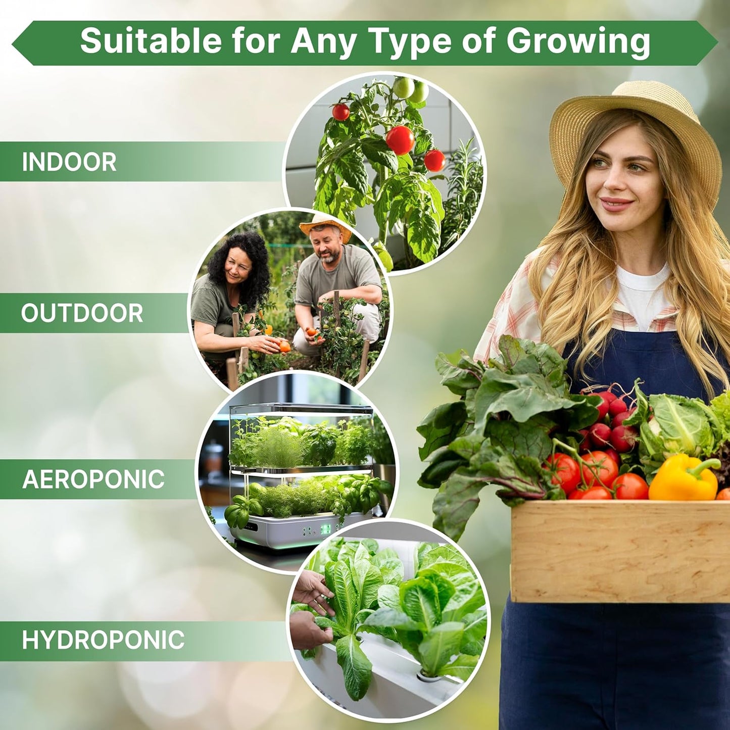 Organo Republic 15 Lettuce & Salad Greens Seeds Variety Pack 17700+ Non-GMO Heirloom Lettuce Seeds for Indoors & Outdoors Garden, Hydroponics, Aerogarden - Arugula, Kale, Spinach, Swiss Chard, Lettuce