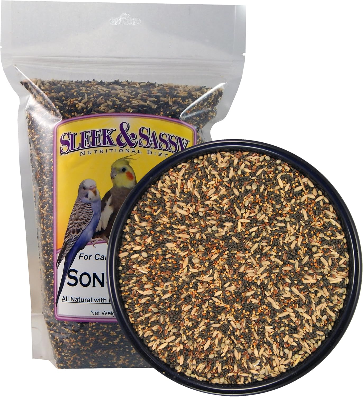 SLEEK & SASSY Song Bird Treat for Finches and Canaries (2 lbs.)