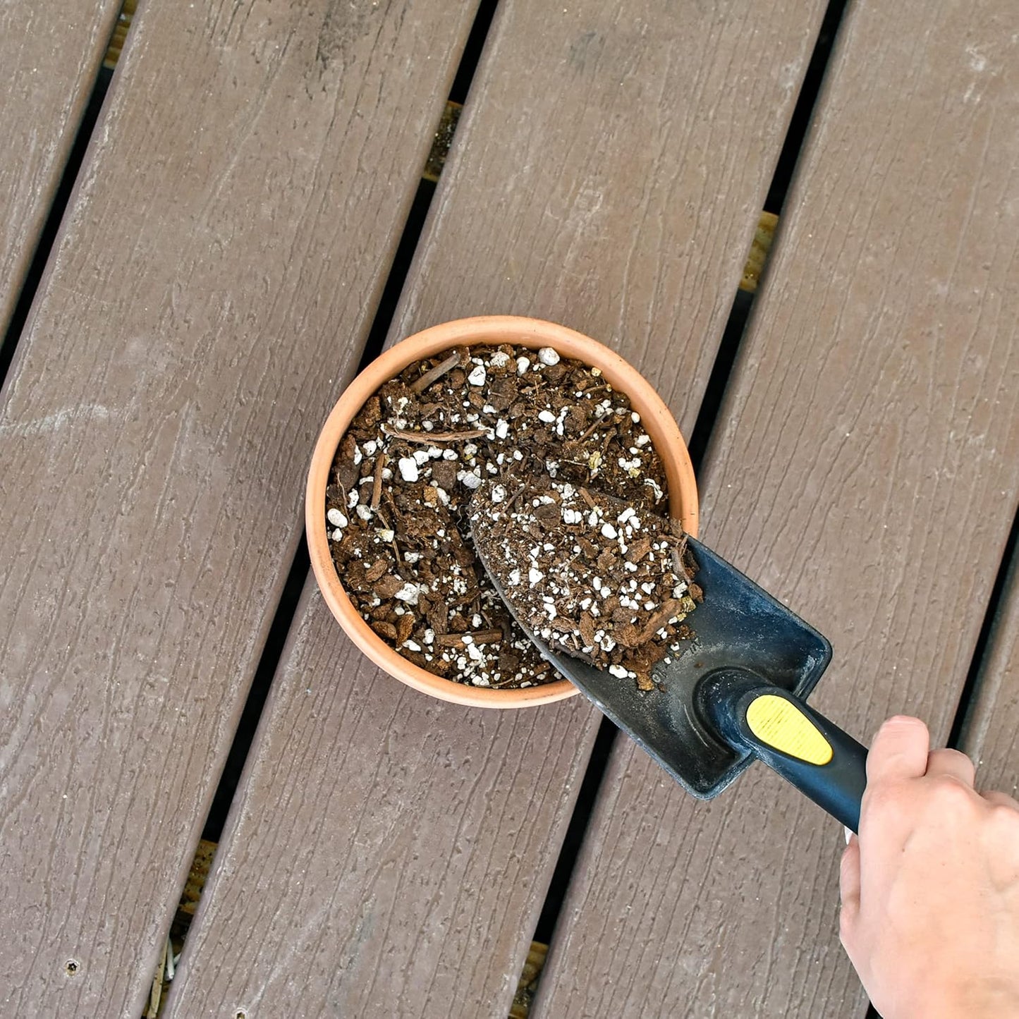 Indoor Herb Planter Potting Mix (8 Quarts), Culinary Herb Potting Soil Mix for Container Gardening