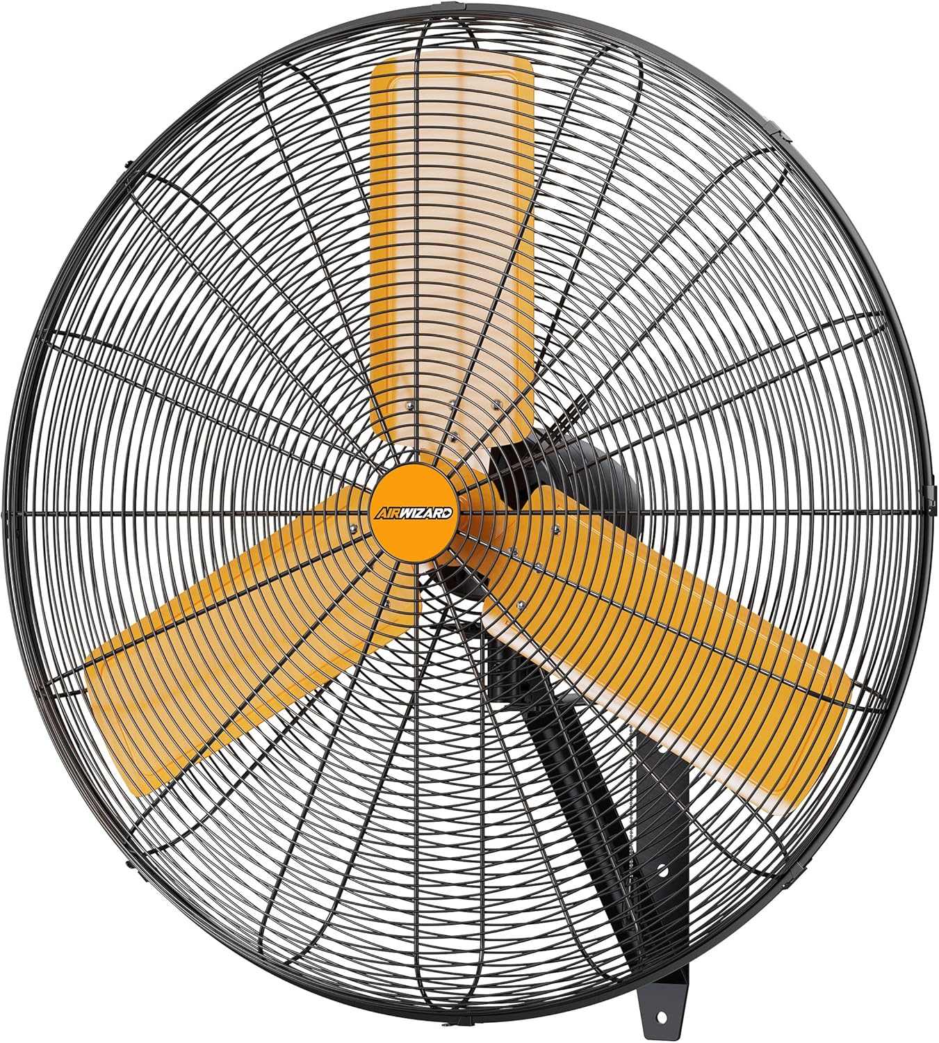 30 inch Oscillating High Velocity Wall Mount Fan, 8550 CFM Industrial Heavy Duty Metal Wall Fans, 3 Speeds, Adjustable Height and Tilt, Commercial Shop Fan for Garage, Workshop