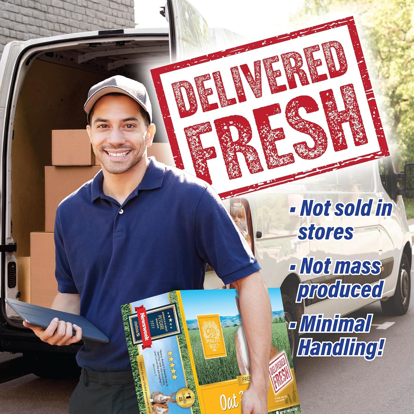 Small Pet Select Oat Hay Pet Food, 2 Lb.