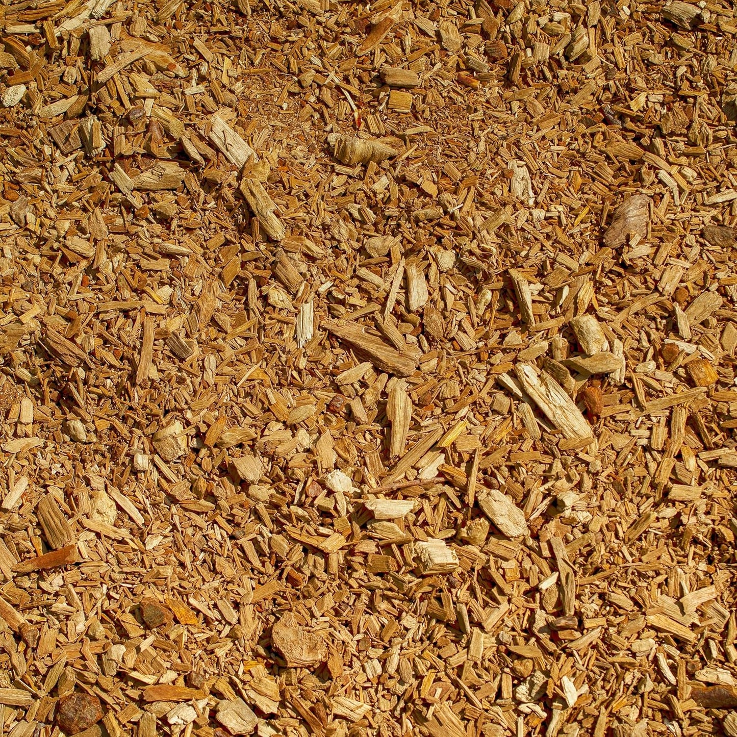 Premium Gold Wood Mulch for Landscaping, Gardens, Lawns, Potting Media, and Potted Plants (2 CF - 56 L - 59 QTS)